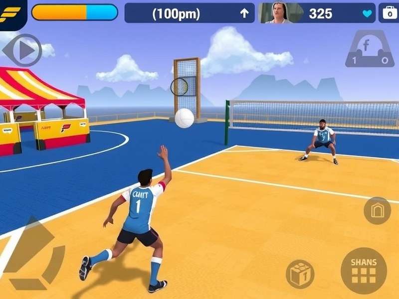 Varanasi Volley Ace Gameplay Screenshot